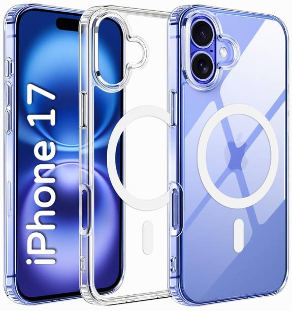 Transparent silicone Back Cover for iPhone 17