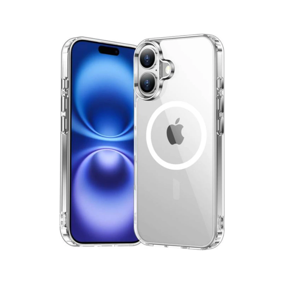SCALEBEE Back Cover for iPhone 16 MagSafe Case Clear Armour anti yellow magneti camera protection